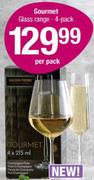 Gourmet Flute Glasses-Per Pack
