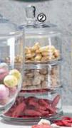 Zest Glass 3 Layer Snack Jar-Each