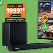 Xceed 2.1 Channel Pulse Soundbar & Subwoofer