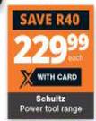 Schultz Power Tools Sheet Sander 135W-Each
