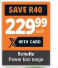 Schultz Power Tools Angle Grinder 500W-Each