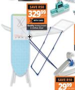 Quality Ironing Board & Clothes Dryer-Per Set