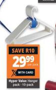 Hyper Value Hanger Pack 10 Pack-Per Pack