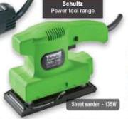 Schultz Power Tools Sheet Sander 135W-Each