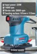 Bosch Orbital Sander 220W-Each