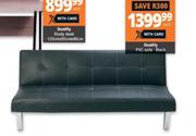 Quality PVC Sofa Black-Each