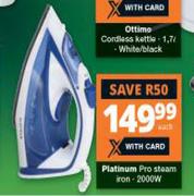 Platinum Pro Steam Iron-Each