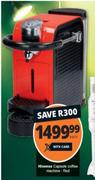 Hisense Capsule Coffee Machine Red-Each