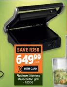 Platinum Stainless Steel Contact Grill-Each