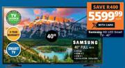 Samsung 40" Full HD LED Smart TV