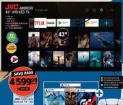JVC 43" (108cm) UHD Android LED TV 