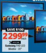Samsung 22" FHD LED Monitor-Each