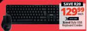 Xceed Byte USB Keyboard Combo-Each