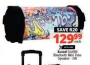 Xceed Graffiti Bluetooth Mini Tube Speaker 5W-Each