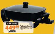 Platinum 5Ltr Square Electric Frying Pan