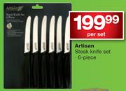 Aristan 6 Piece Steak Knife Set-Per Set