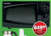 Essentials 17Ltr Manual Microwave Oven-Each
