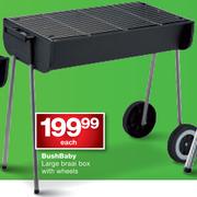 BushBaby Large Braai Box With Wheels-Each 