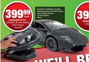 Lamborghini Radio Controlled Car With Steering Wheel Remote-Each