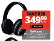Volkano Phonic Bluetooth Headphones-Each