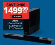 Aiwa 2.1 Channel Soundbar & Sunwoofer-Each