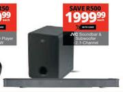 JVC 2.1 Channel Soundbar & Subwoofer-Each