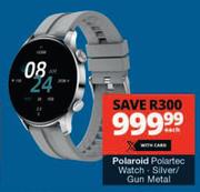 Polaroid Silver/ Gun Metal Polartec Watch-Each