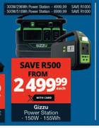Gizzu 500W 518Wh Power Station-Each