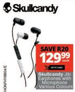 Skullcandy Jib Earphones With Microphone