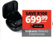 Volkano Silento Earphones-Each