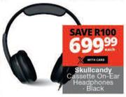 Skullcandy Cassette On-Ear Headphone (Black)