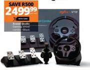 Xceed Studio Gaming Wheel Black Combo-Per Set