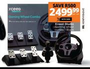 Xceed Studio Gaming Wheel Black Combo-Per Set