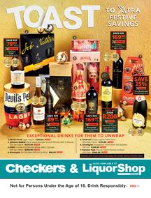 Checkers Liquor : Toast To Xtra Festive Savings (19 November - 10 December 2023)