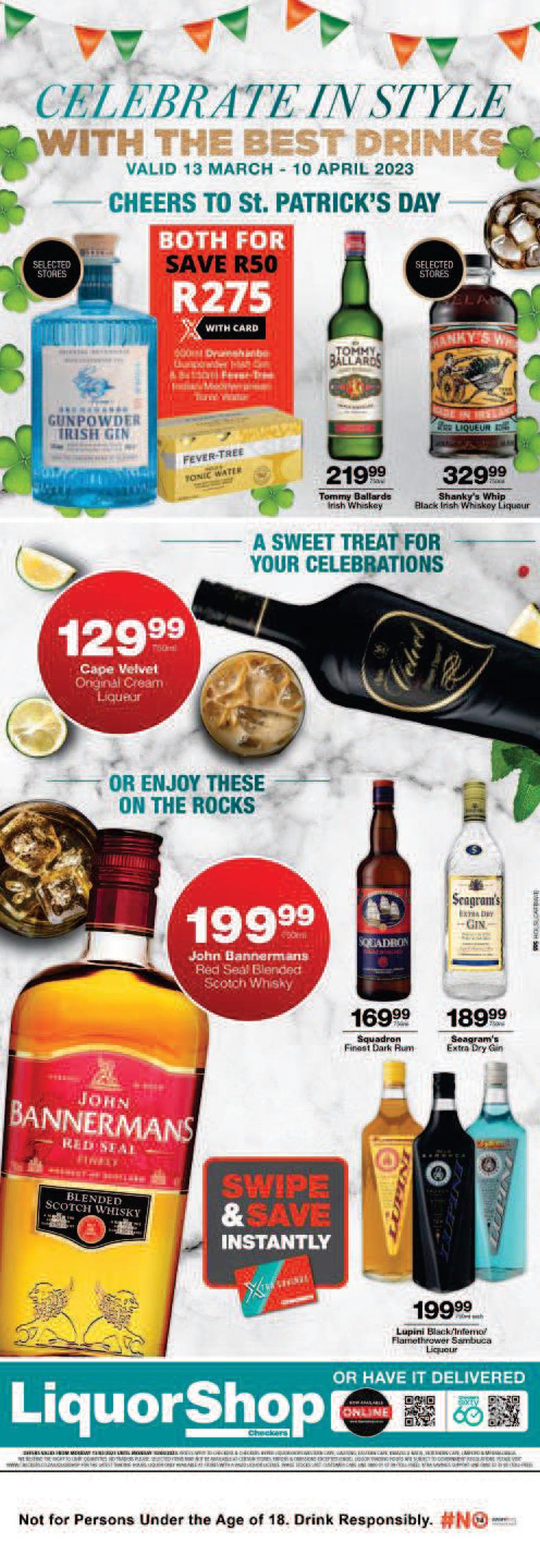 Checkers Liquor Celebrate In Style With The Best Drinks (13 March