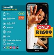 Nokia C21 Smartphone 4G LTE