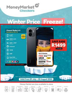 Checkers : Money Market (24 July - 20 August 2023), page 1