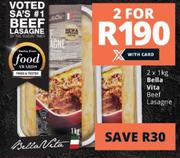Bella Vita Beef Lasagne-2 x 1kg