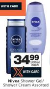 Nivea Shower Gel/Shower Cream Assorted-500ml Each