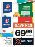 Clover Cheddar/Gouda Cheese-800g Each