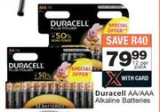Duracell AA/AAA Alkaline Batteries-12 Per Pack