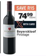 Beyerskloof Pinotage-750ml