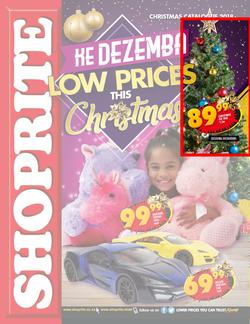 Shoprite : Christmas Promotion (19 Nov - 25 Dec 2018), page 1