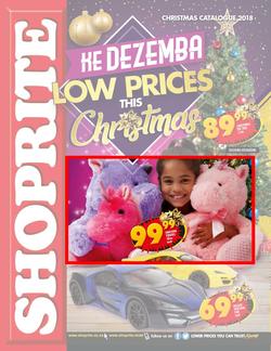 Shoprite : Christmas Promotion (19 Nov - 25 Dec 2018), page 1