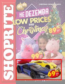 Shoprite : Christmas Promotion (19 Nov - 25 Dec 2018), page 1