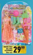 Modern Times Doll With Acessories 28cm-Each
