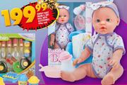 Cuddly Baby Drink & Wet Doll With Accessories 40cm-Each