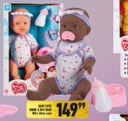 Baby Cutie Drink & Wet Baby Doll 40cm-Each