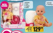 Tutu Love Drink & Wet My First Doll 28cm-Each