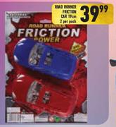Road Runner 19cm Friction Car 2's-Per Pack